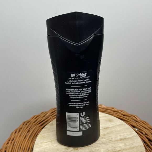 New AXE‎ Dark Temptation Body Wash 24 oz Dark Chocolate Scent Discontinued Soap - Picture 3 of 6